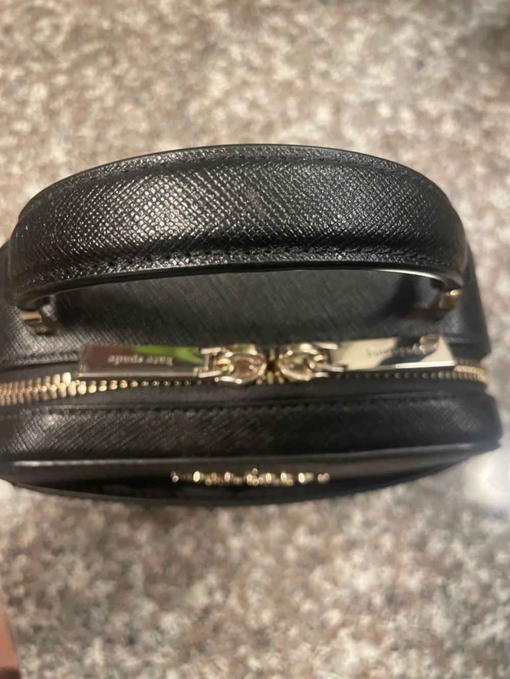 Kate Spade ♠️ New York Black Structured Top Handle Bag - Picture 4 of 11